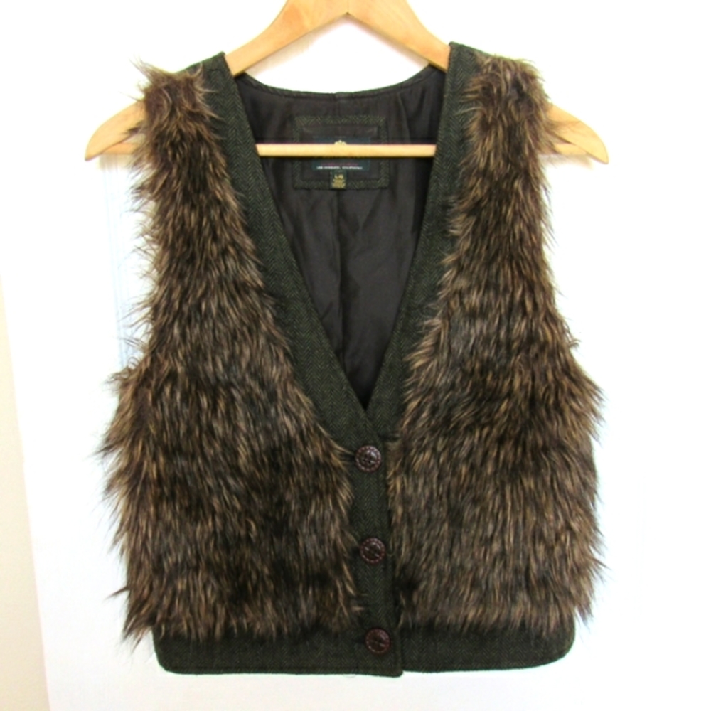 I Love H81 faux fur vest